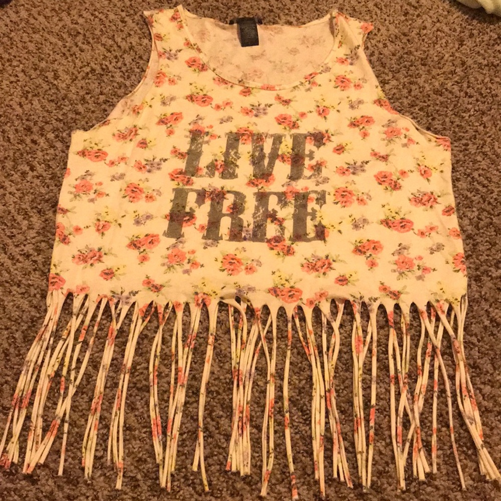 💥SOLD💥Floral Fridge tank top